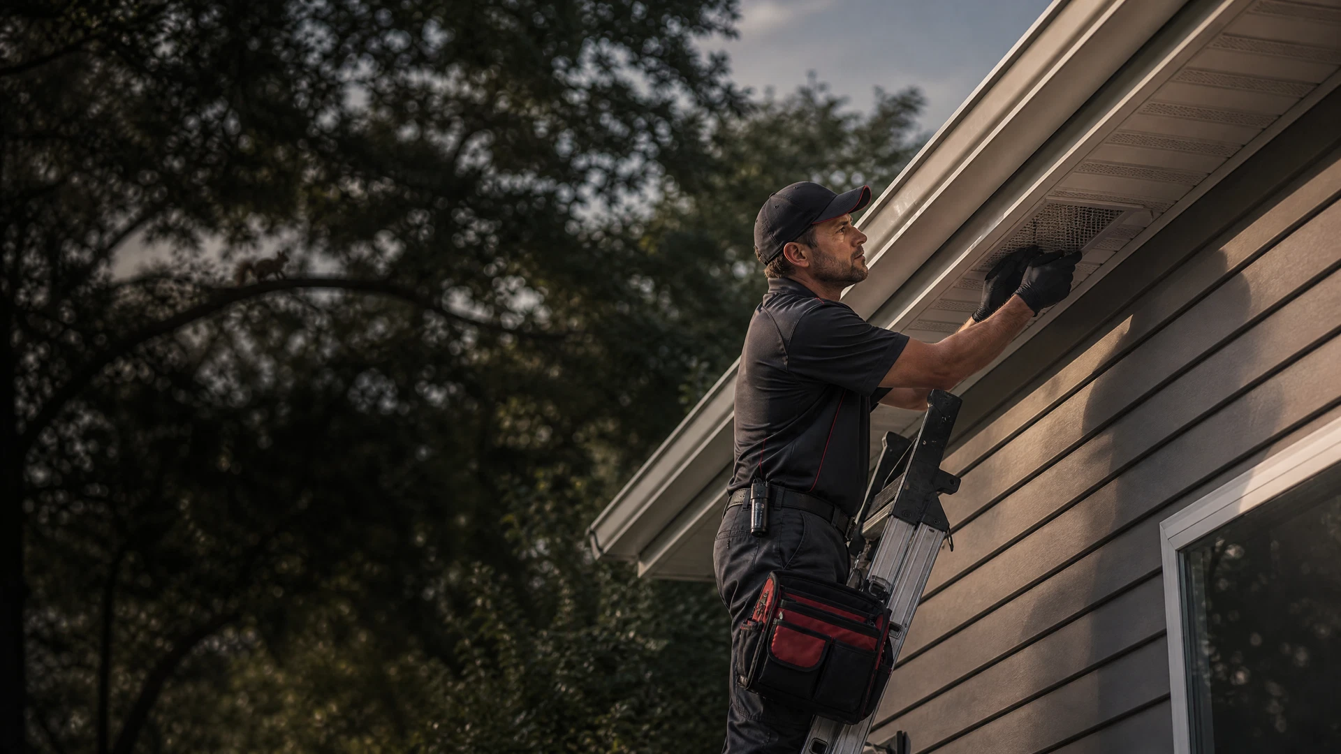 Raccoon removal from attic